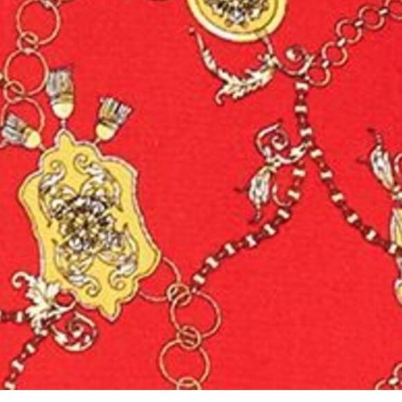 Speechless red chain print maxi dress SZ XSMALL New With Tags - Picture 10 of 11